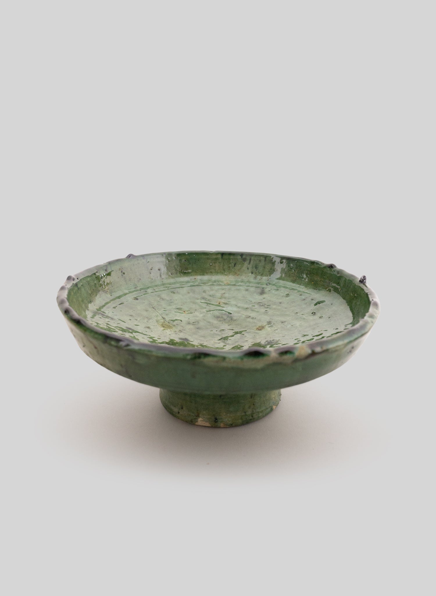 Tamegroute Serving Bowl, Green