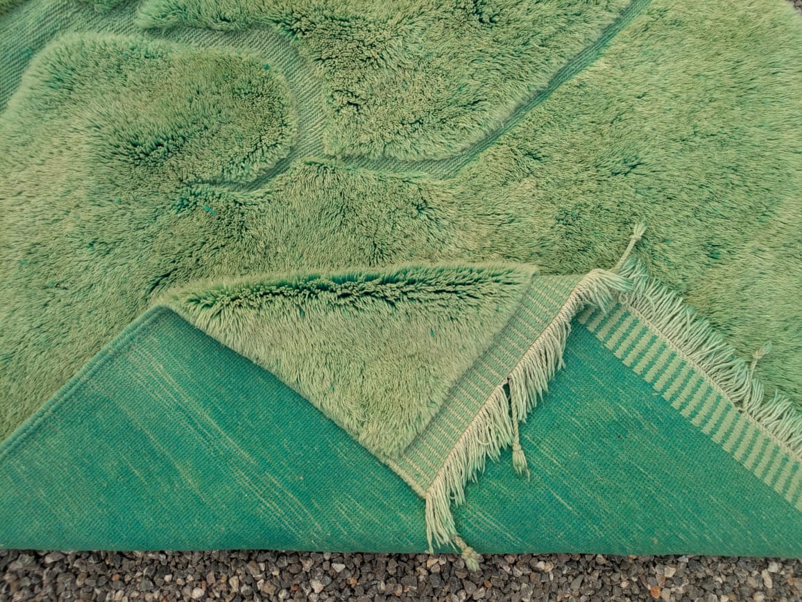 Verdant Wool Rug 180x280 cm, Jade dragon