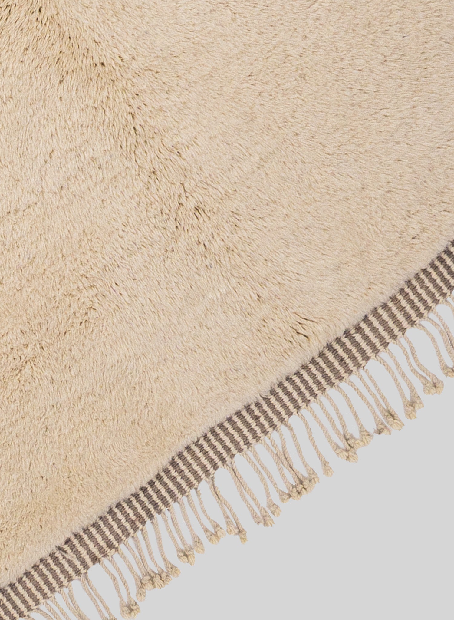 Tiziri Wool Rug 250x350 cm, Natural wool-Olive leaf