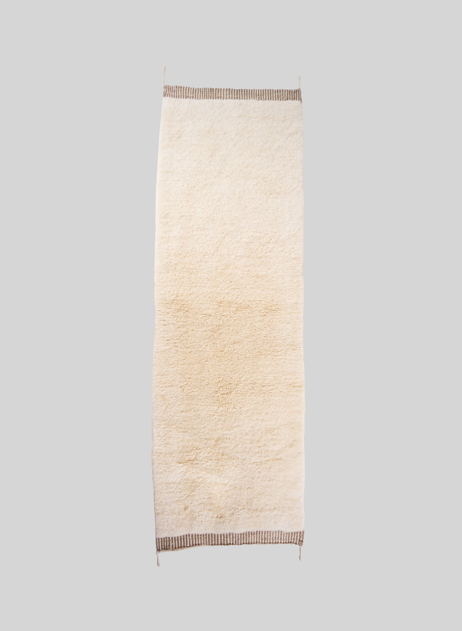Olivea Wool Runner 300×90 cm, Natural wool-Olive