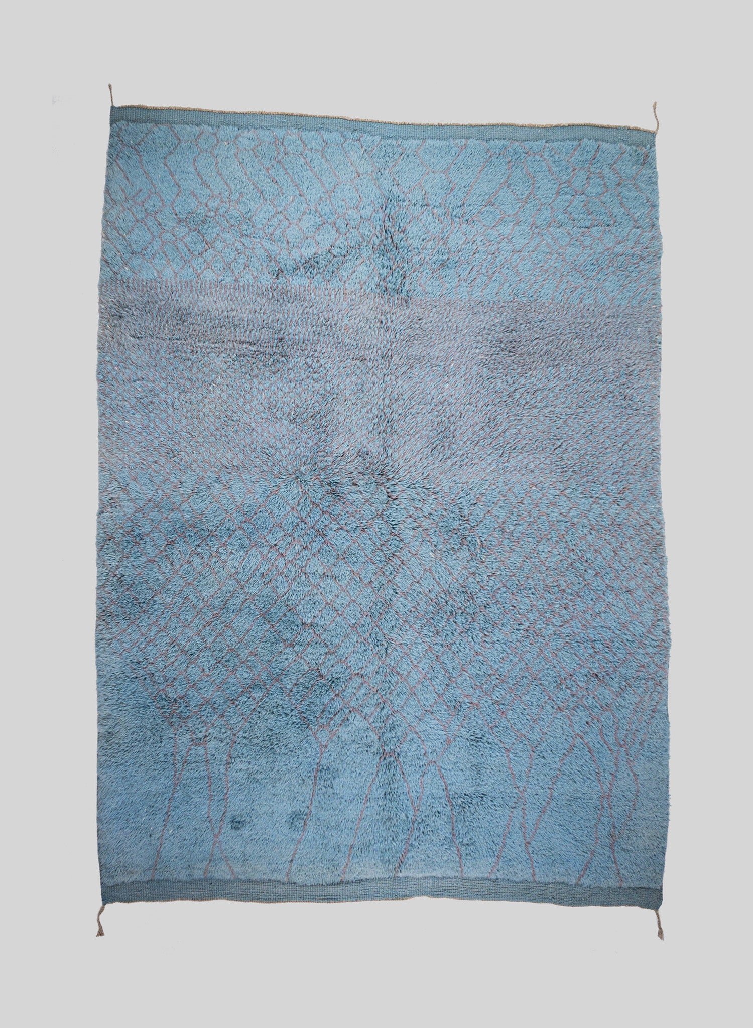 Horizon Wool Rug 220x320 cm, Dusty cornflower