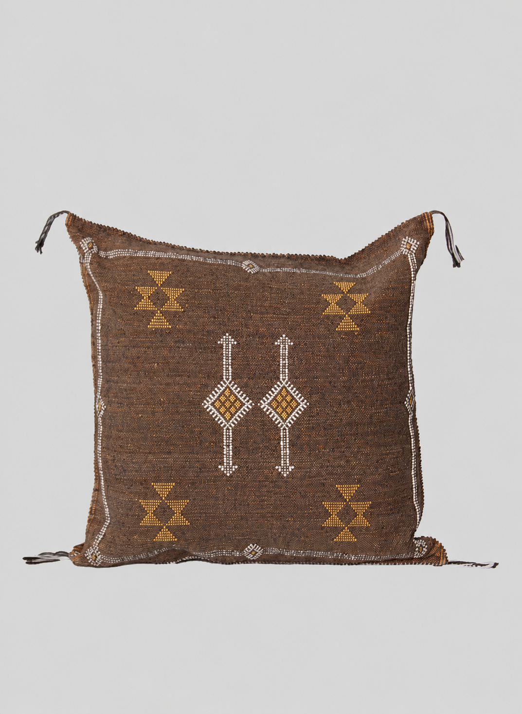 Kasbah Sabra Cushion 50x50 cm, Brown