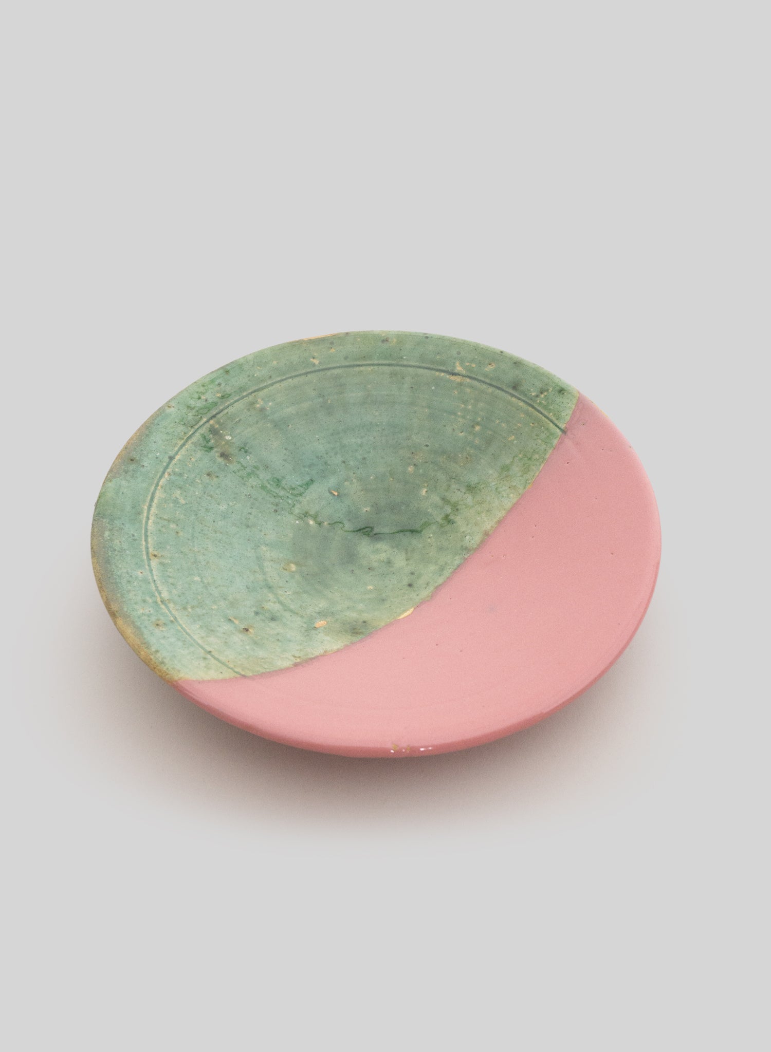 Tamegroute Dining Plate, Pink-Green