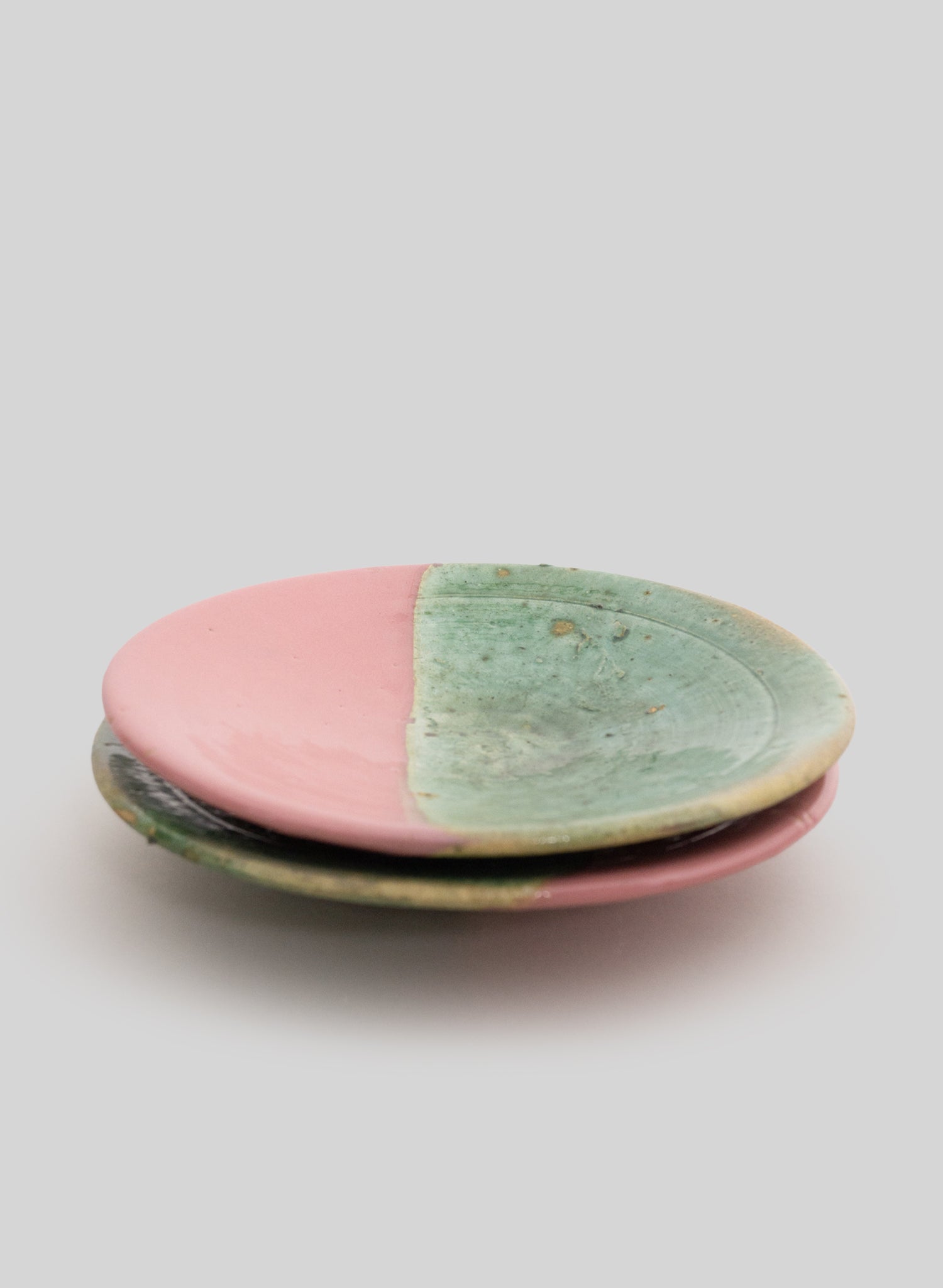 Tamegroute Dining Plate, Pink-Green
