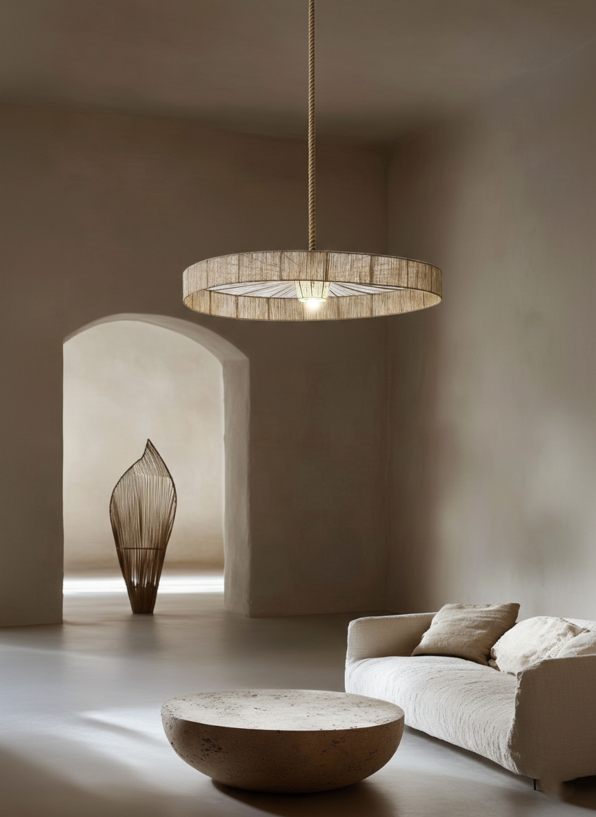 Soho Suspension Ø90 cm, Jute