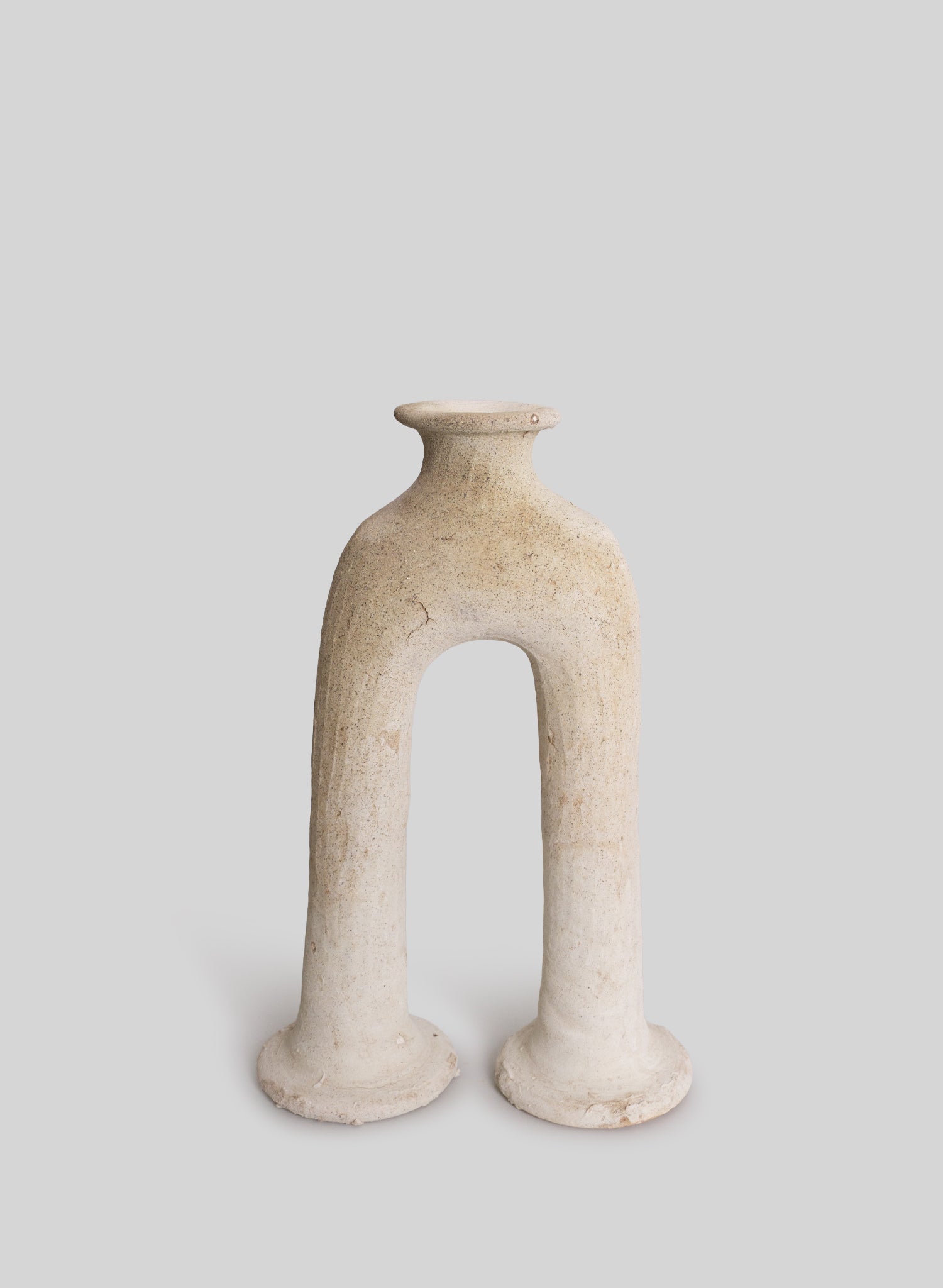 Tamegroute Sculptural Vase H50 cm, Unglazed