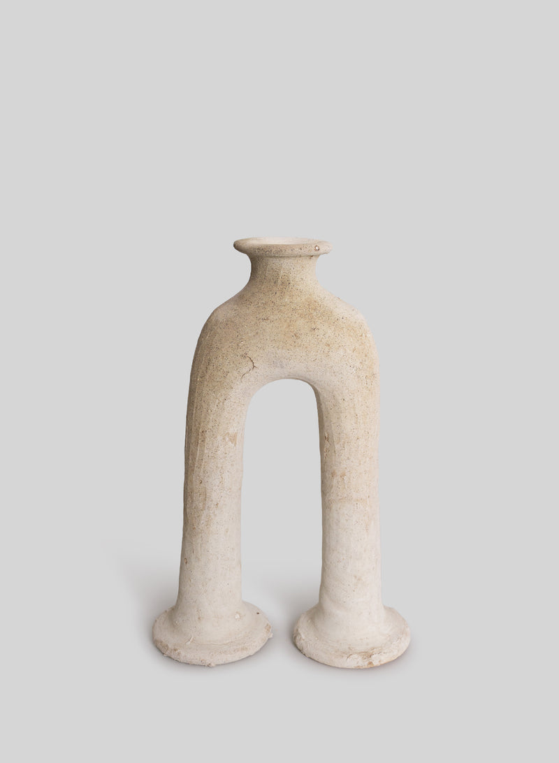 Tamegroute Sculptural Vase H50 cm, Unglazed