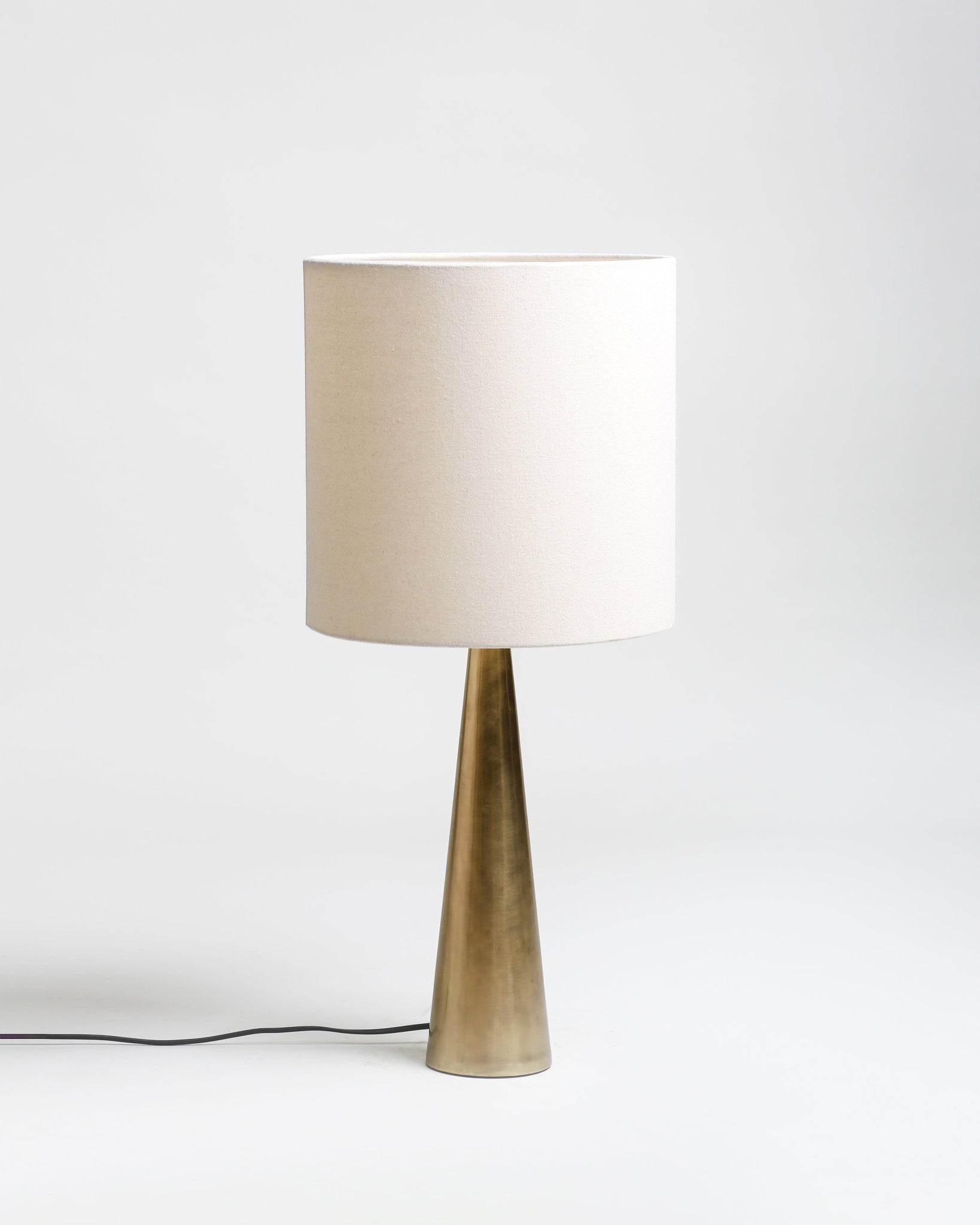 TL 11 Table Lamp, Brass - White