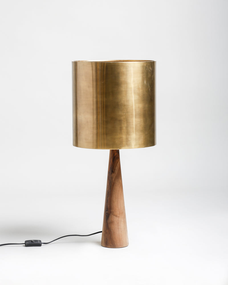 TL 11 Table Lamp, Walnut wood - Brass