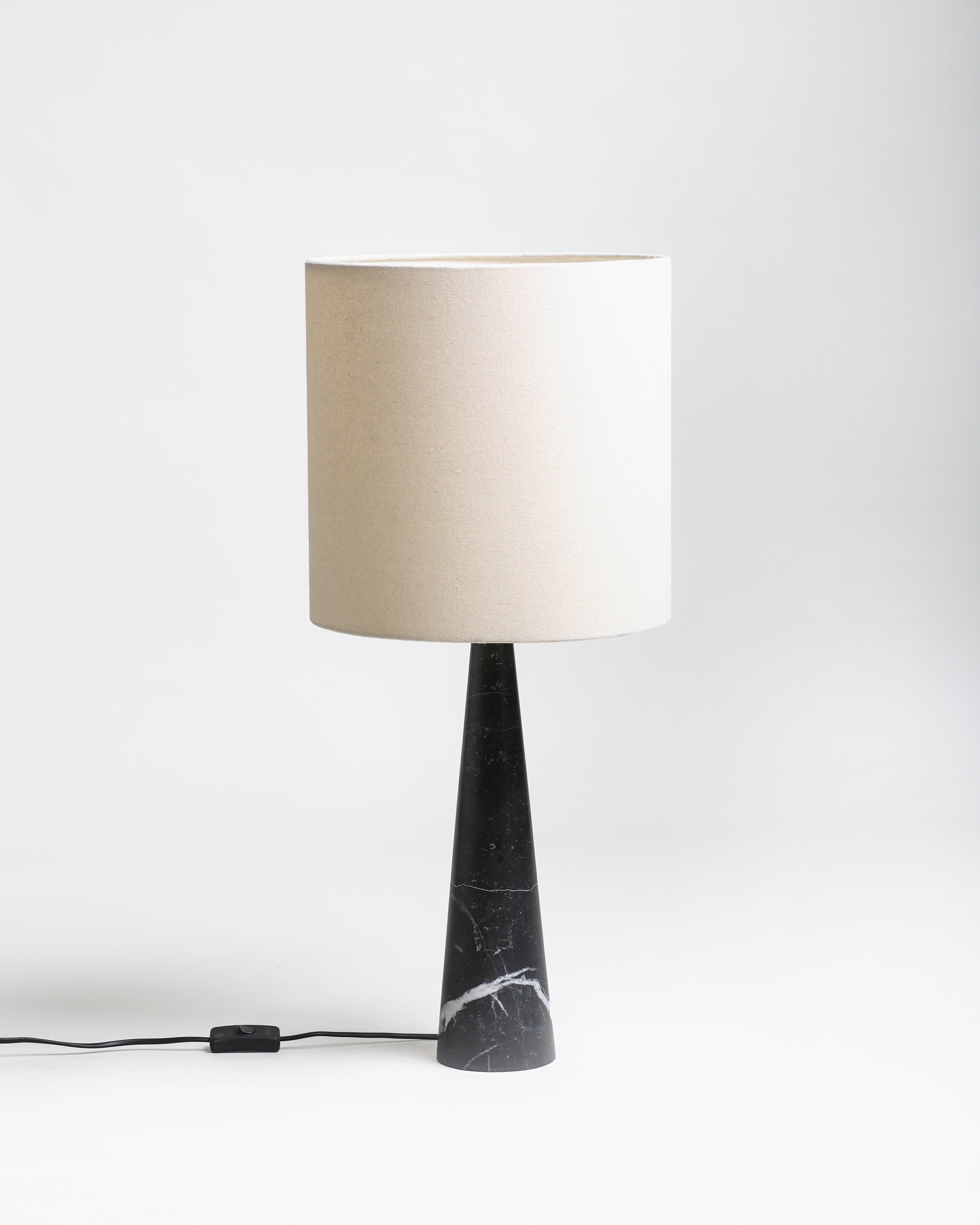 TL 11 Table Lamp, Black Khenifra marble - White