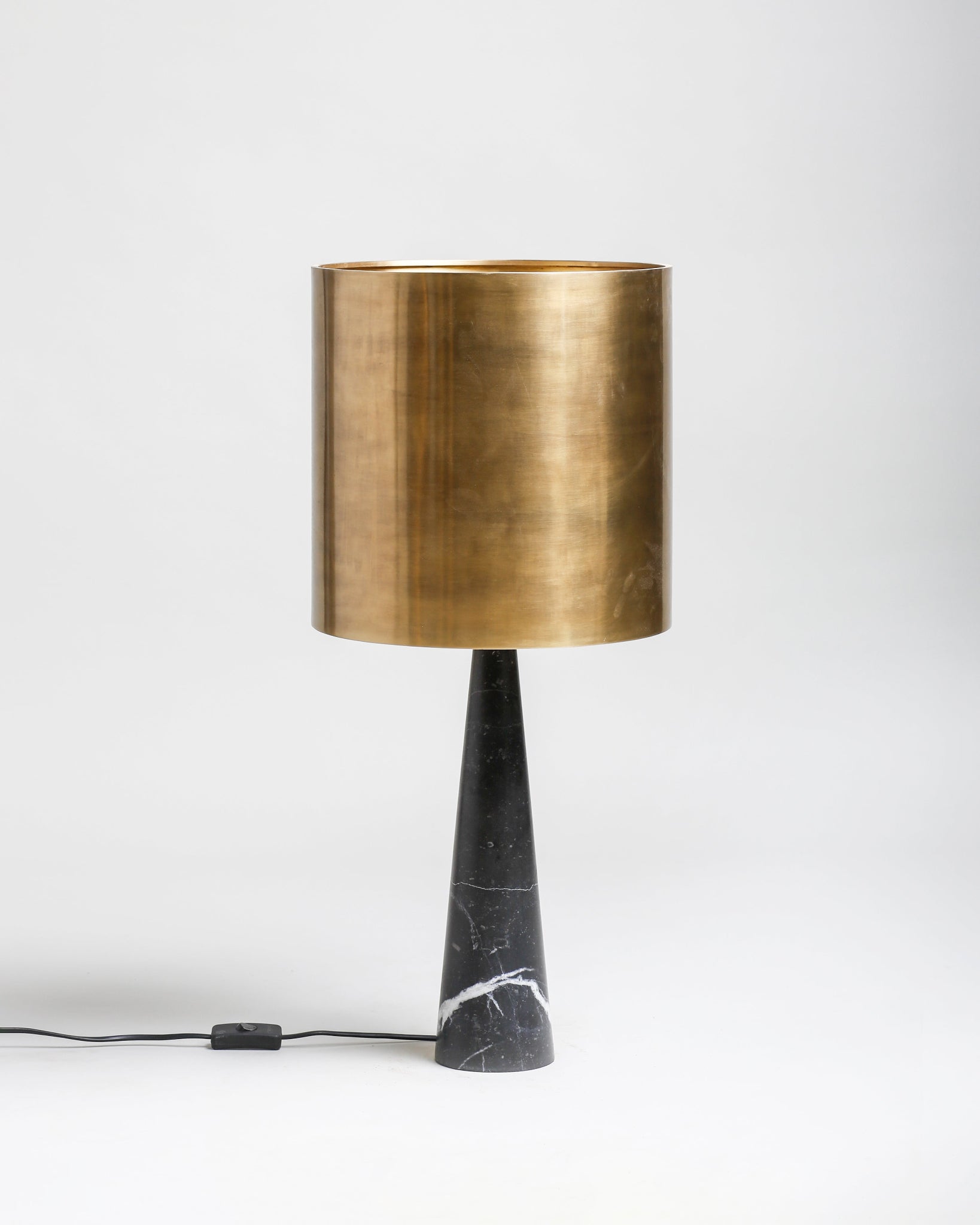 TL 11 Table Lamp, Black Khenifra Marble - Brass