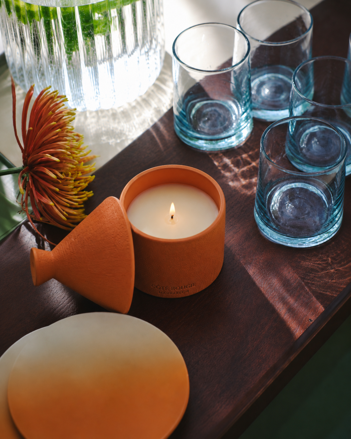 Tagine-Shaped  Scented Candle Terracotta, Place des Epices Fragrance