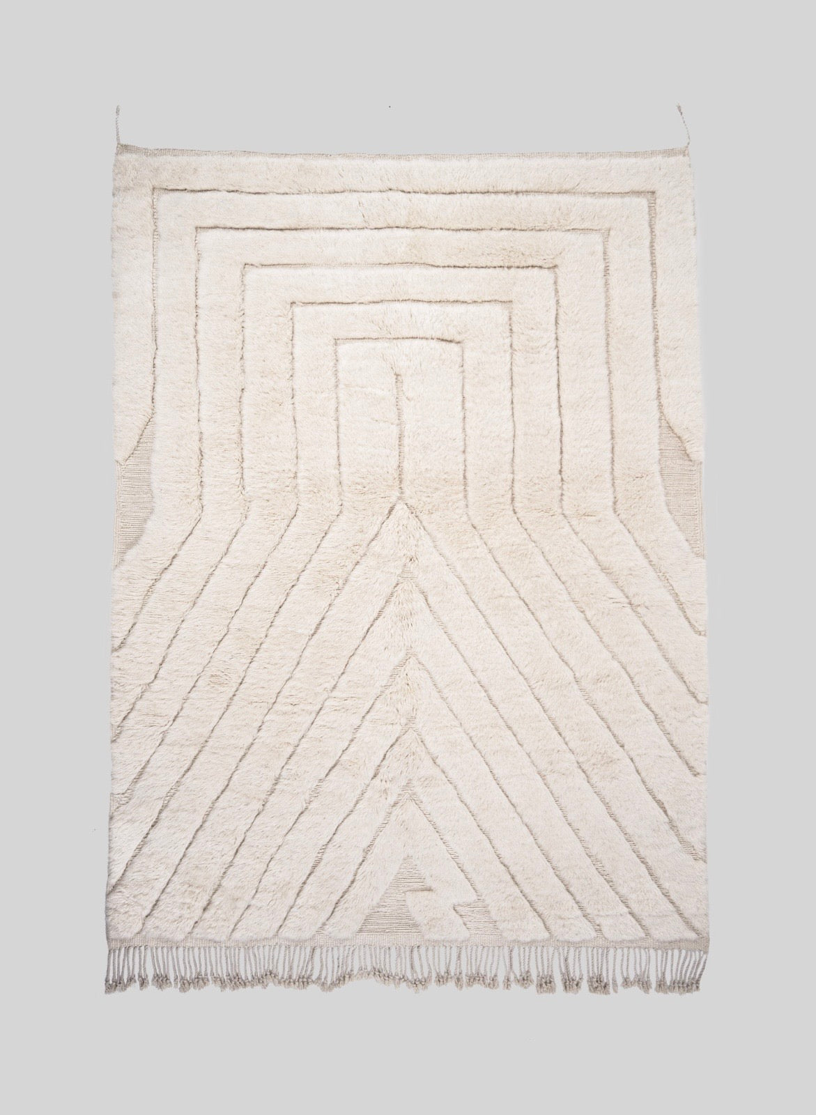 Tazrirt Wool Rug 200x300 cm, Natural wool