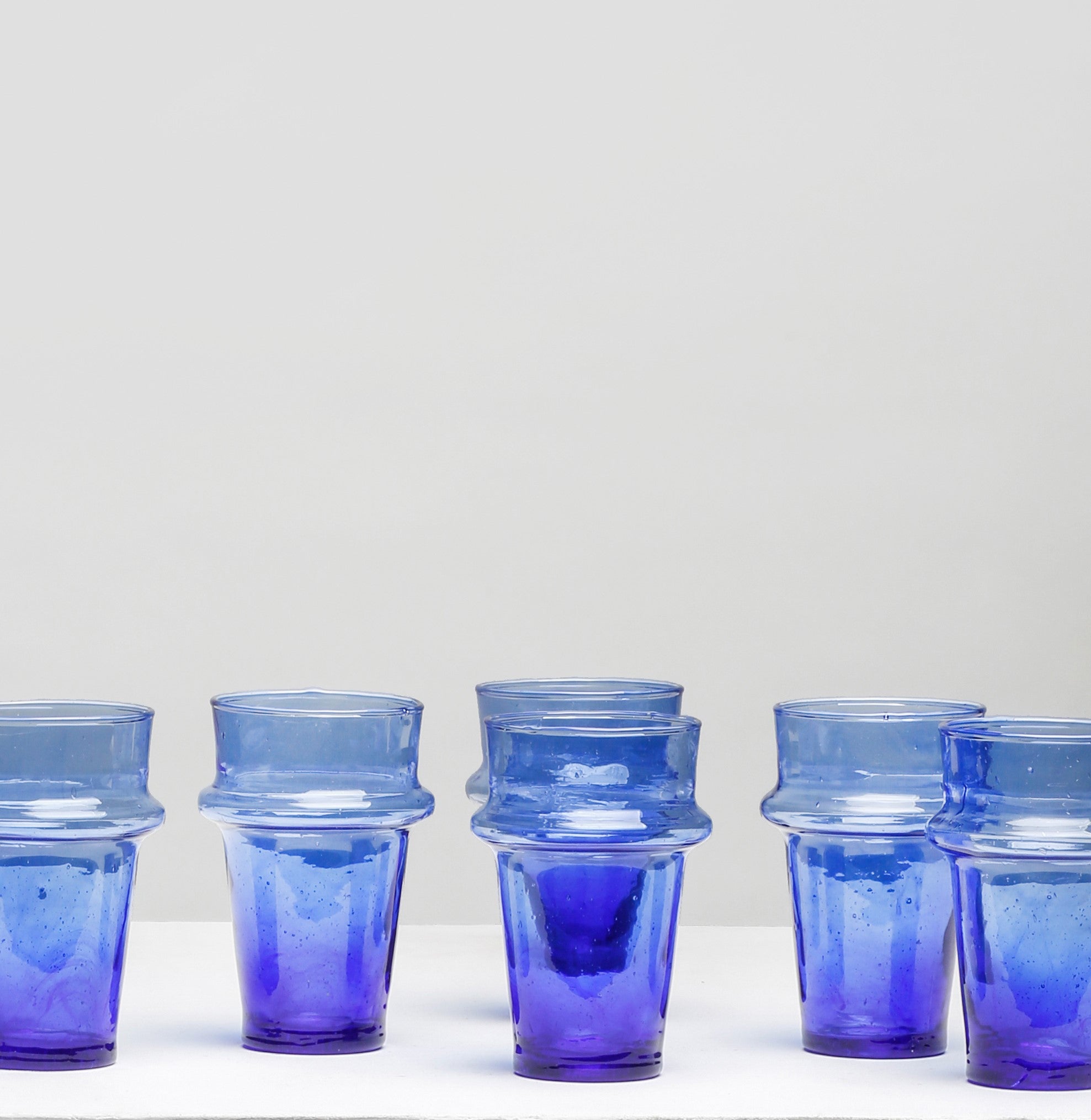 Tea Glass H10.5 Ø22 cl, Blue