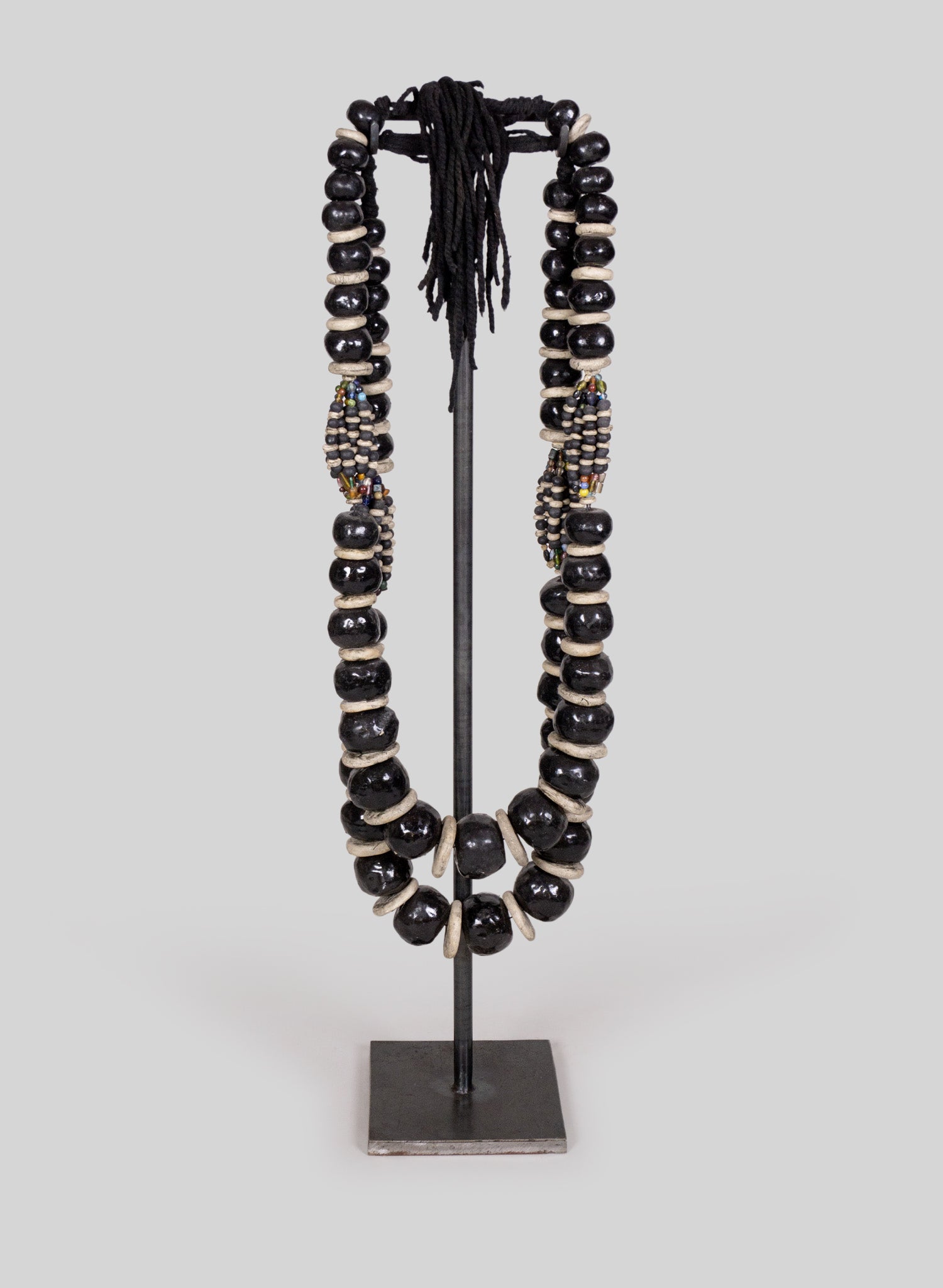 Berber Wall Necklace, Black & White