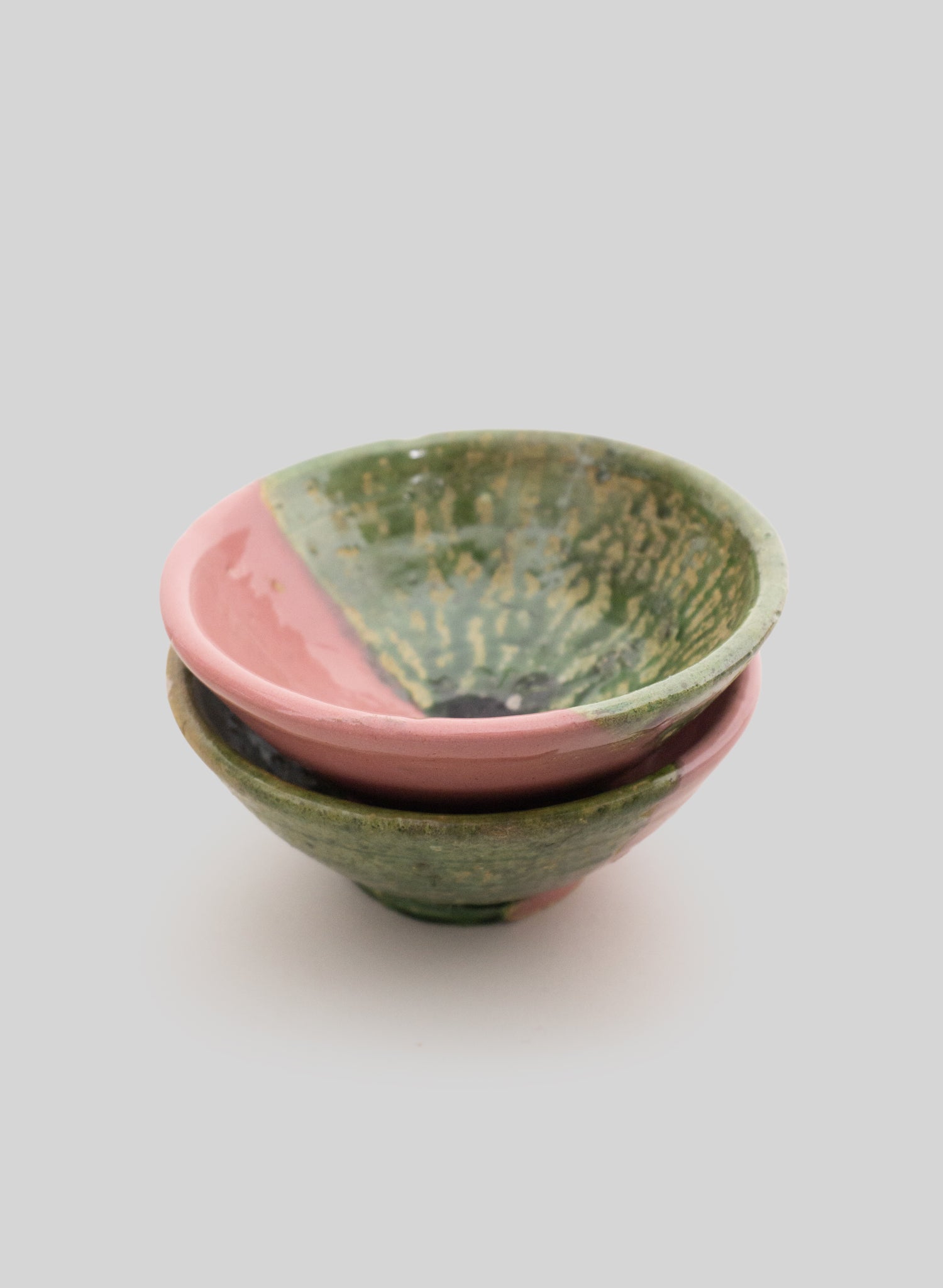Tamegroute Bowl, Pink-Green