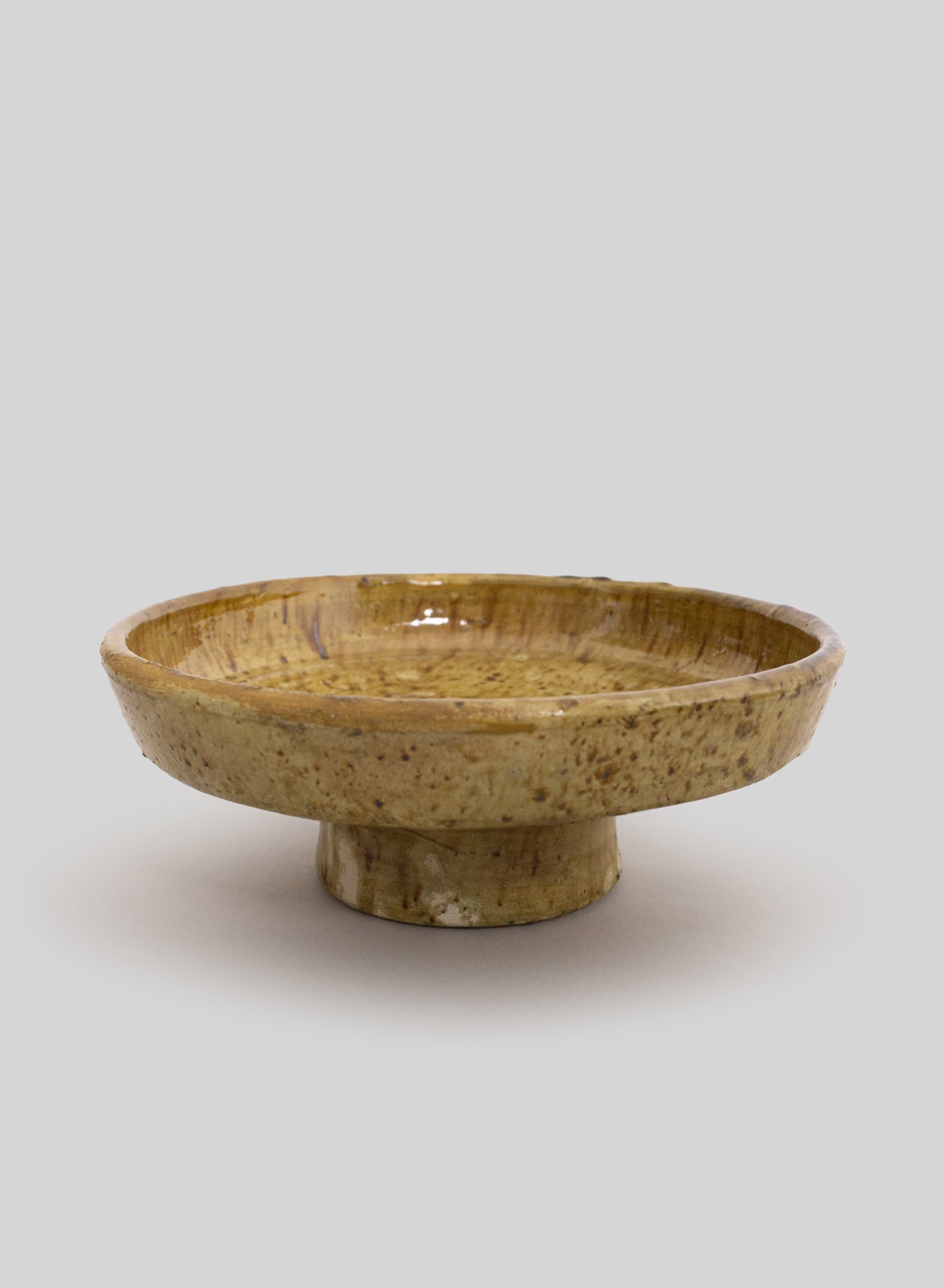 Tamegroute Bowl on stand Ø23 cm, Olive