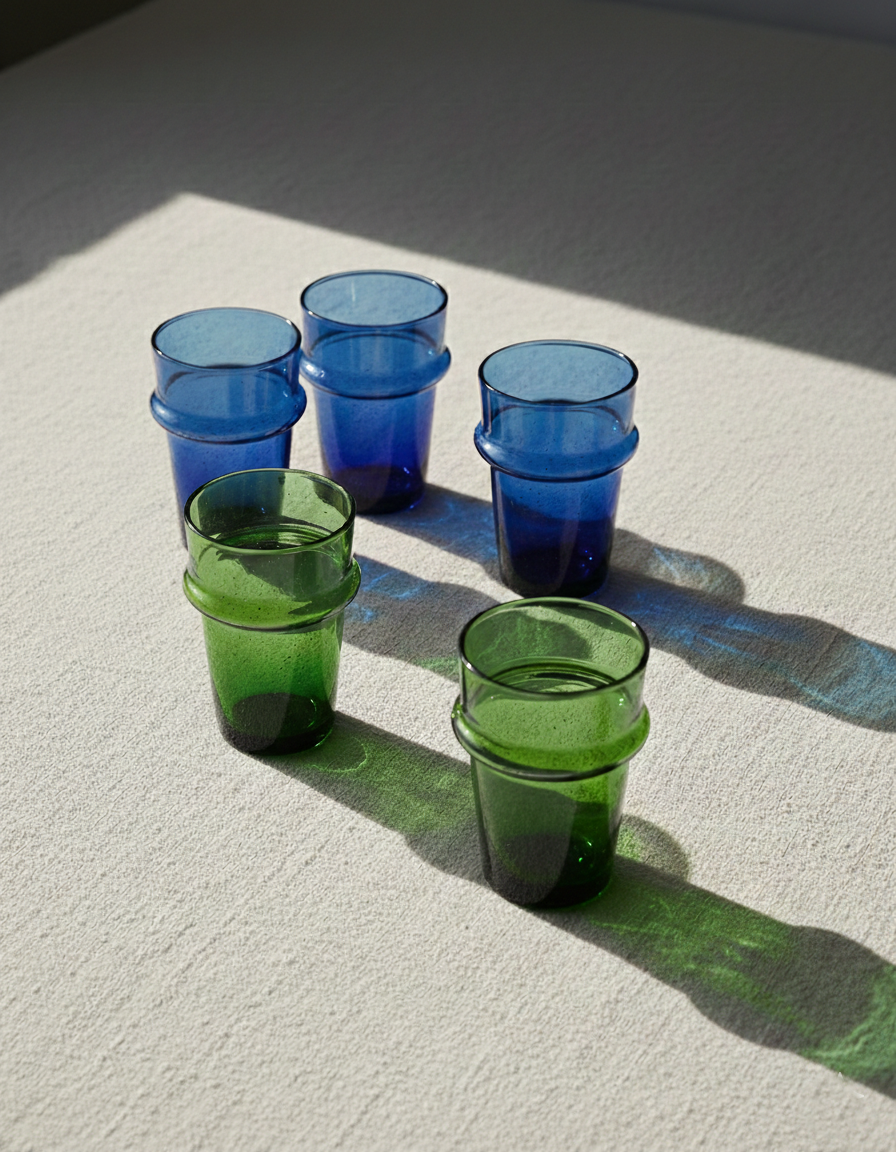 Tea Glass H10.5 Ø22 cl, Green