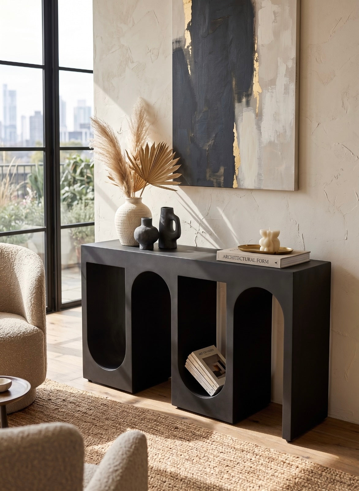 Metal Console, Warm black